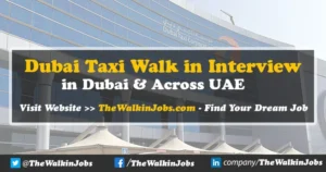 DUBAI TAXI WALK IN INTERVIEWS 2024 | NEW DUBAI TAXI JOBS